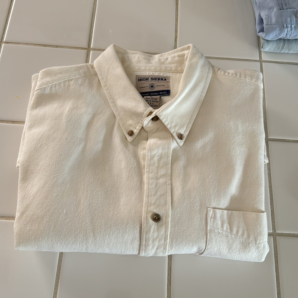 High Sierra men’s shirt XL long sleeve cotton